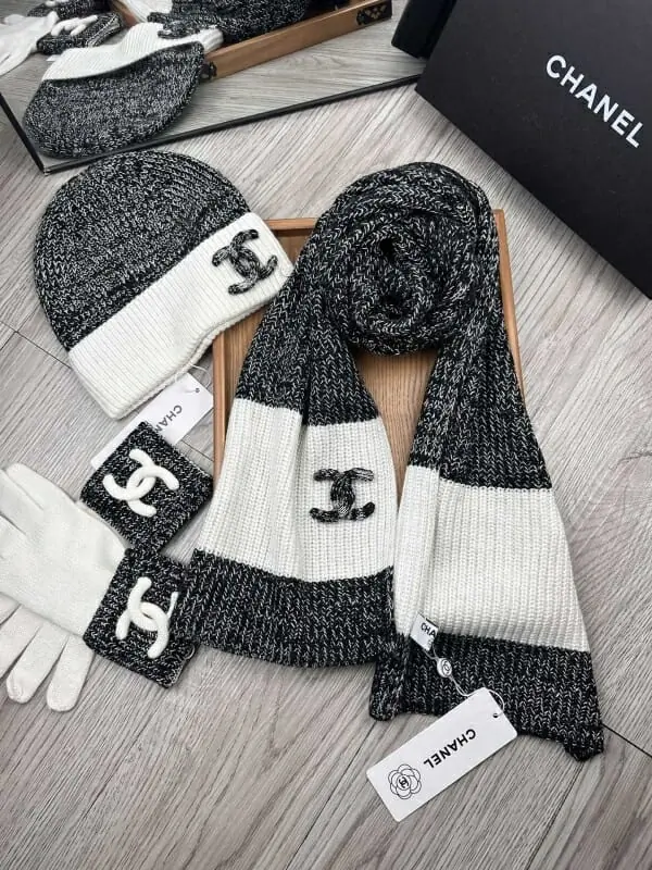 chanel hat and echapres and glove set s_126a1043